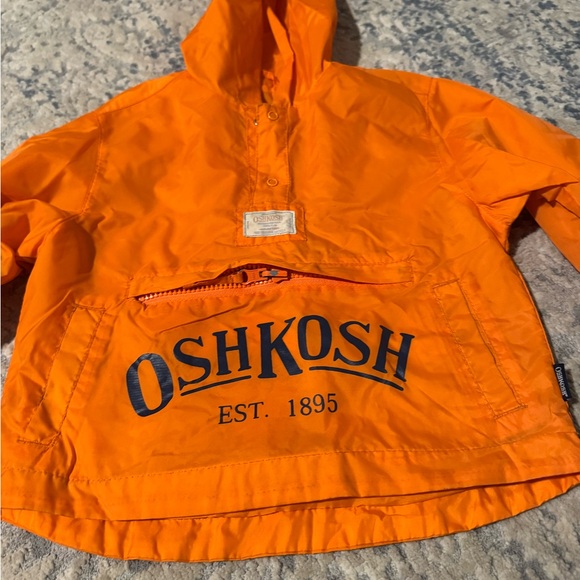 OshKosh Orange Hooded Jacket Kids - Picture 2 of 6